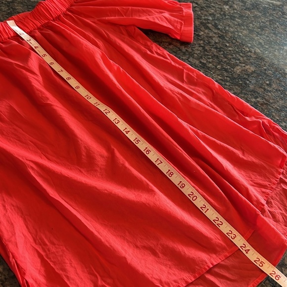 Michael Kors coral cotton blouse M EUC - Picture 7 of 11